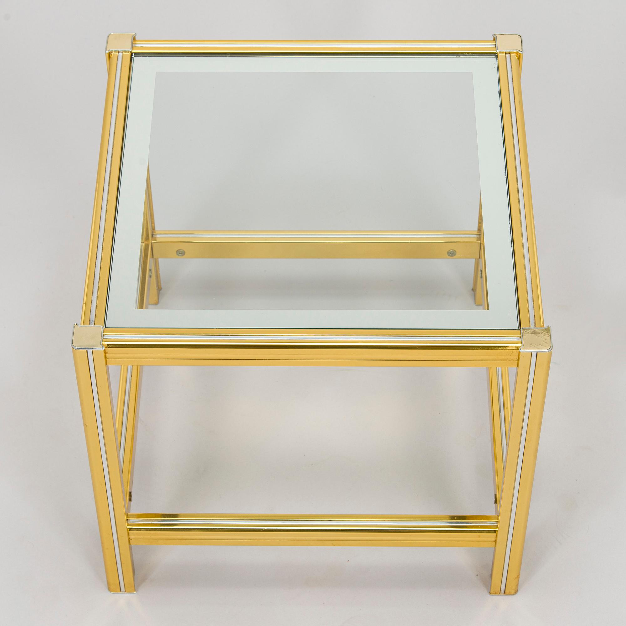 A coffee table and a side table, 1970s/80s.