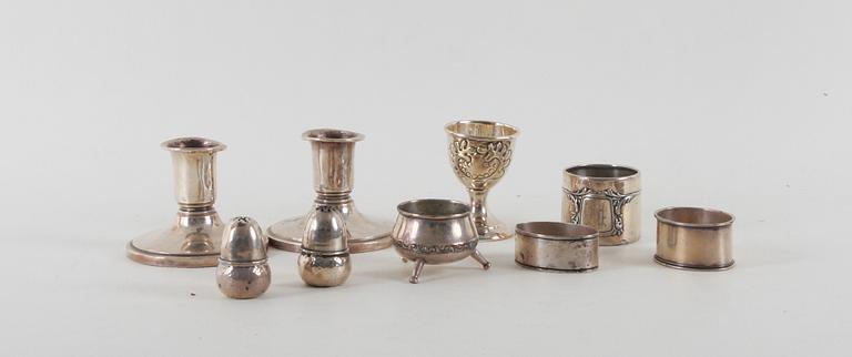 PARTI SILVER och NYSILVER, 9 delar.