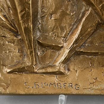 RELIEF, Stig Blomberg, brons. Signerad.