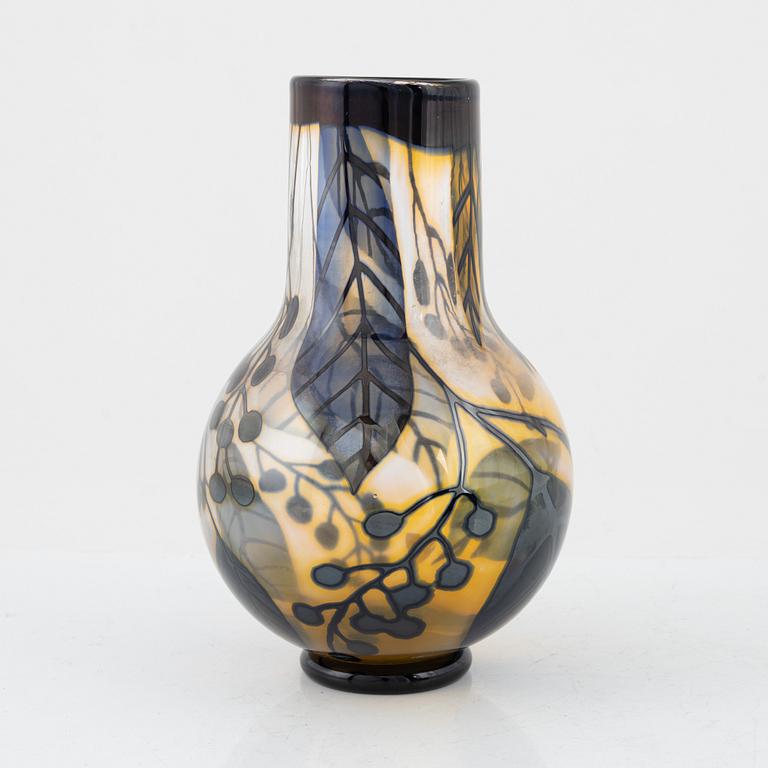 Eva Englund, vase, graal technique, Orrefors, Sweden.