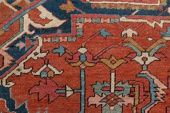 A carpet, antique, Heriz, ca 386 x 297 cm.