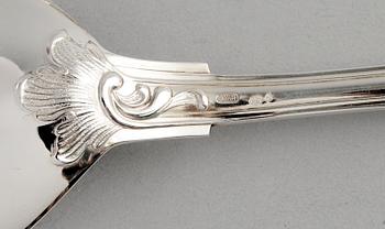 BESTICK, 51 delar, silver, Cohr, Danmark, tidigt 1900-tal. Vikt 1850 g.