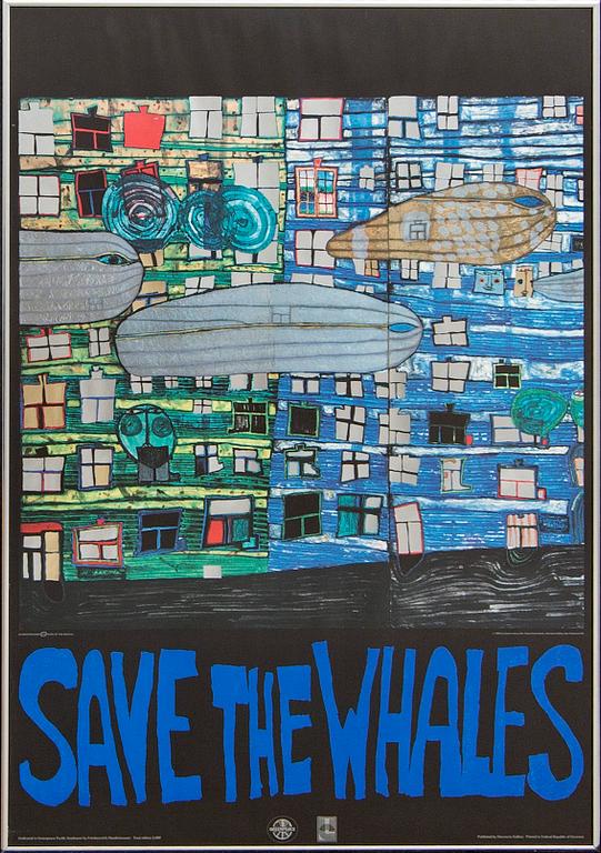 Friedensreich Hundertwasser, after two posters.