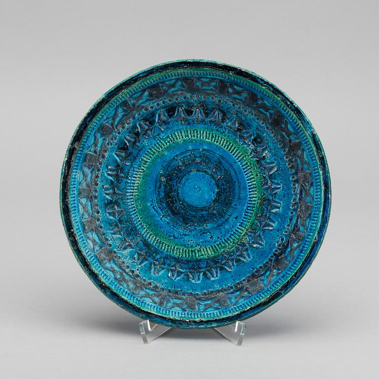 BITOSSI, 4 st, keramik, "Rimini Blue", Aldo Londi, Bitossi, 1900-talets andra hälft.