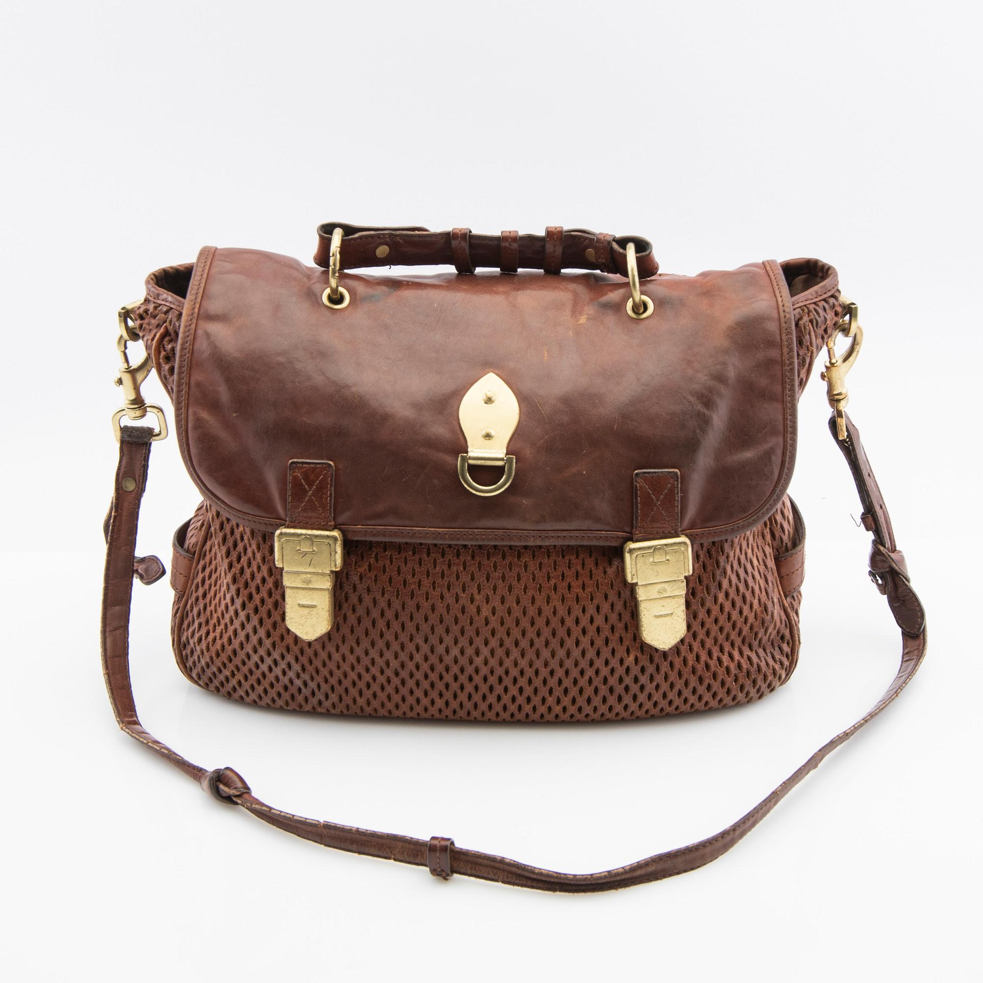 Mulberry, väska samt Filofax, vintage.