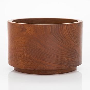 Bertel Gardberg, a teak wood serving bowl, marked BG Finland.