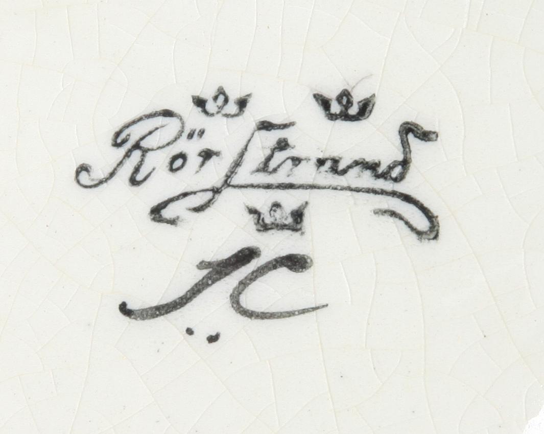 SKÅLAR, 2 st samt URNA, flintgods, Ilse Claesson, Rörstrand.