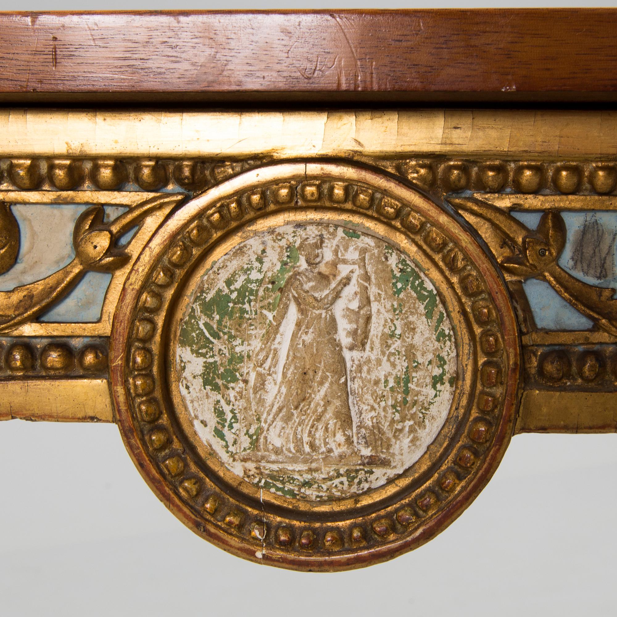 A console table made in Stockholm in the manner of Pehr Ljung, 1790´s.