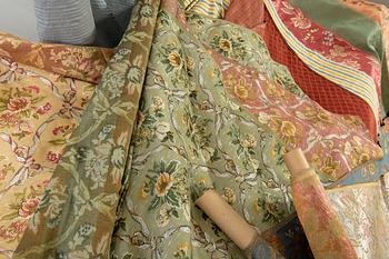 17th rolls of 20th century second half fabric by Luigi Bevilaqua and Rubelli, Venice Italy.