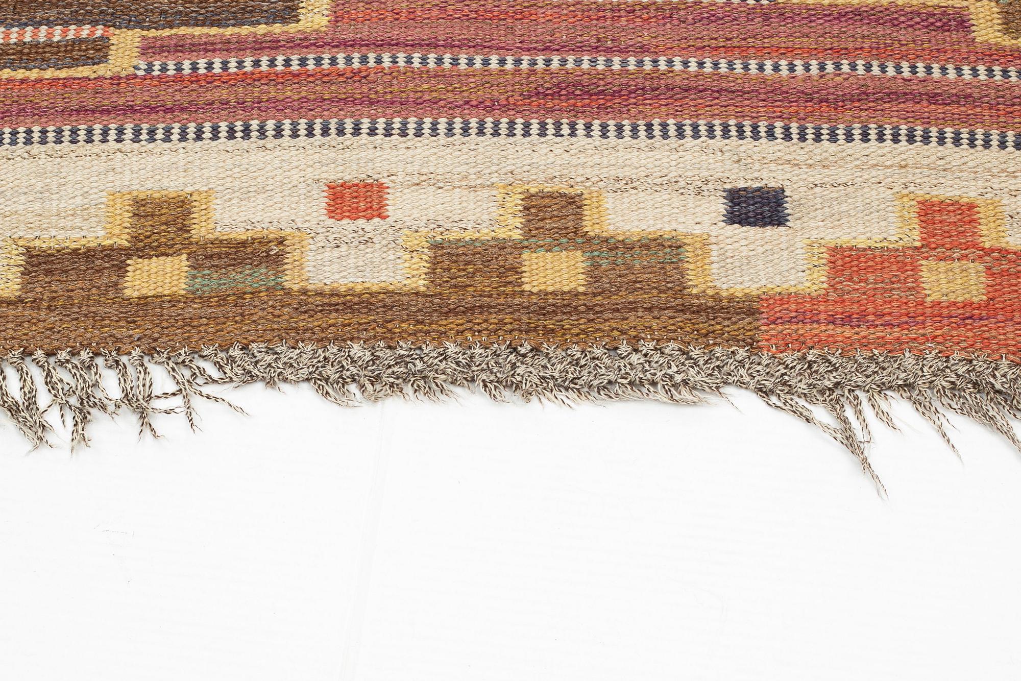 Märta Måås-Fjetterström, matta, "Bruna heden", rölakan, ca 297 x 208 cm, signerad MMF.