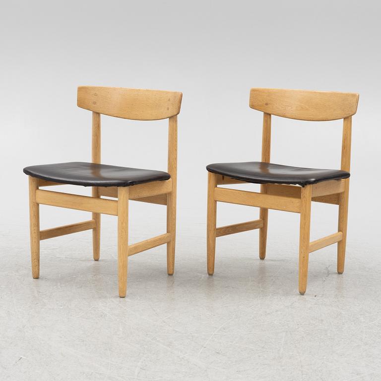 Børge Mogensen, a set of chairs 8 chairs, "Öresund", Karl Andersson och söner, Sverige.