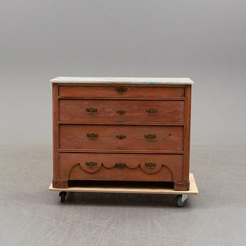 a 19th century chest of drawers.