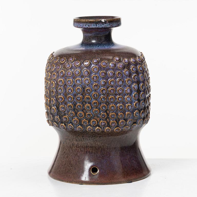 Stig Lindberg, vase/lamp base, Gustavsberg Studio, 1964.