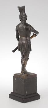 HELMUTH SCHIEVELKAMP, skulptur, brons, signerad.