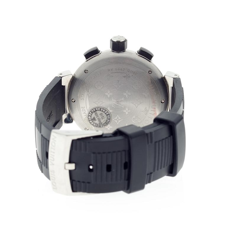 ARMBANDSUR, herr, Louis Vuitton, Tambour Quartz, stål boett. Original fodral.