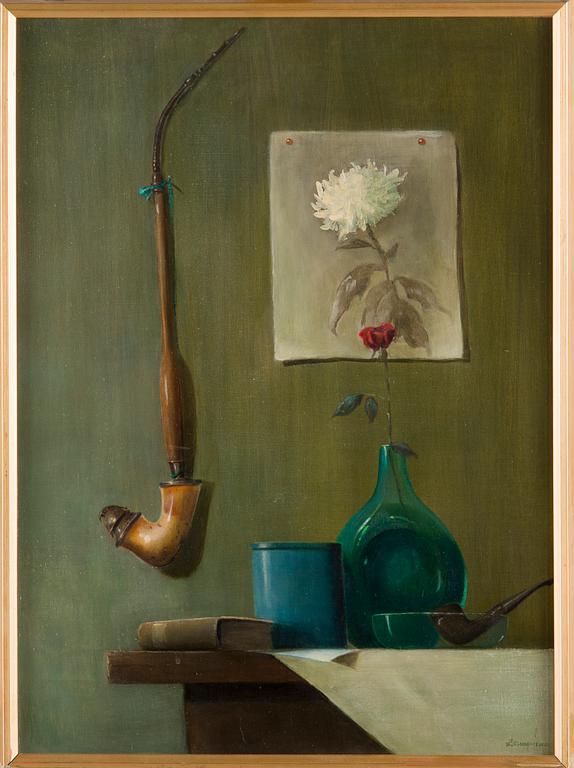 Antti Lampisuo, Still Life with Pipes.