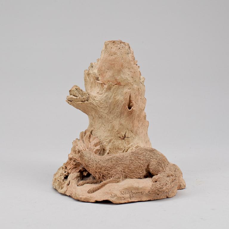 SIGGE BOGISLAUS ULFSPARRE, skulptur, terrakotta, sign o dat 1860.