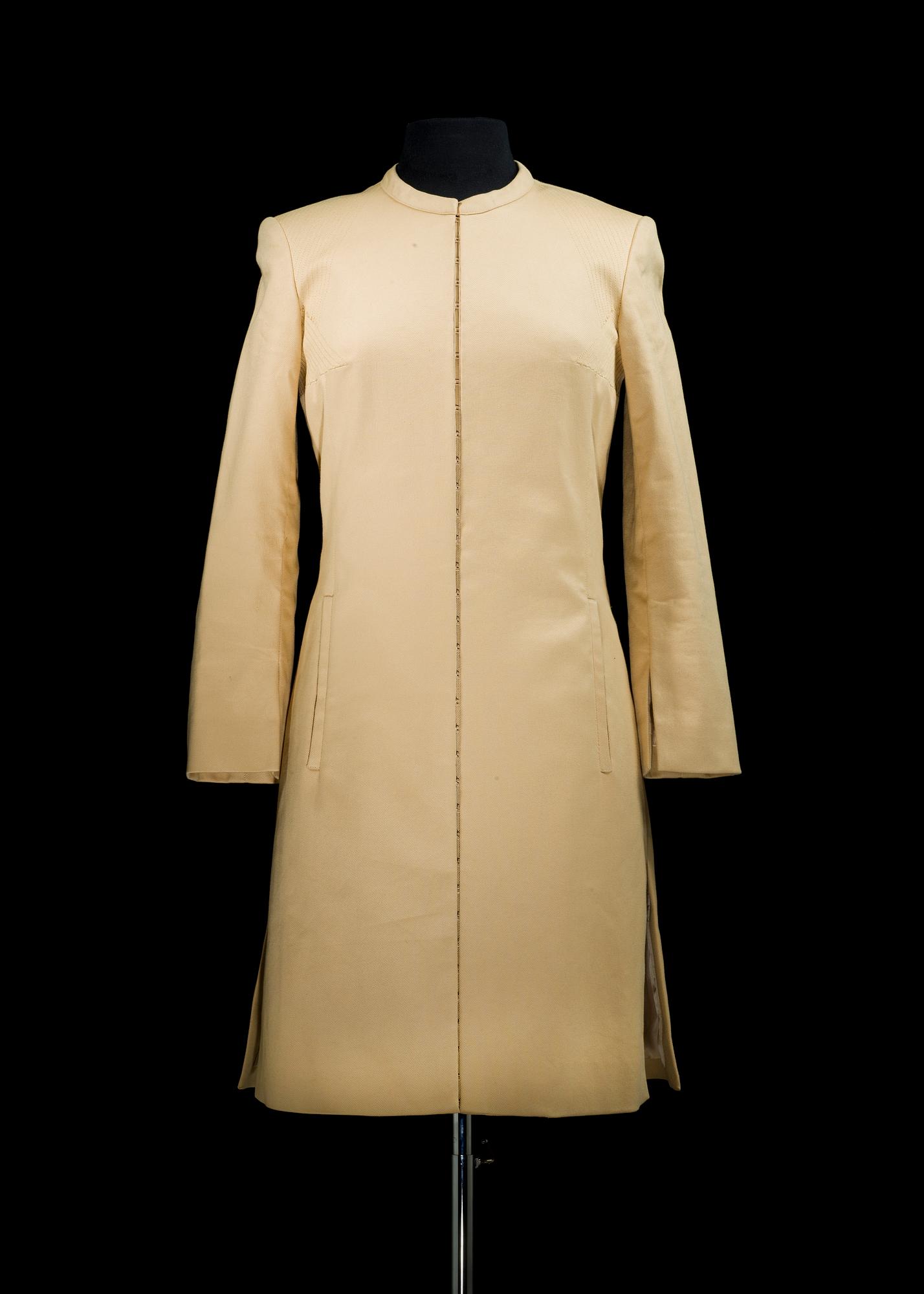 A cotton coat by Guy Laroche.