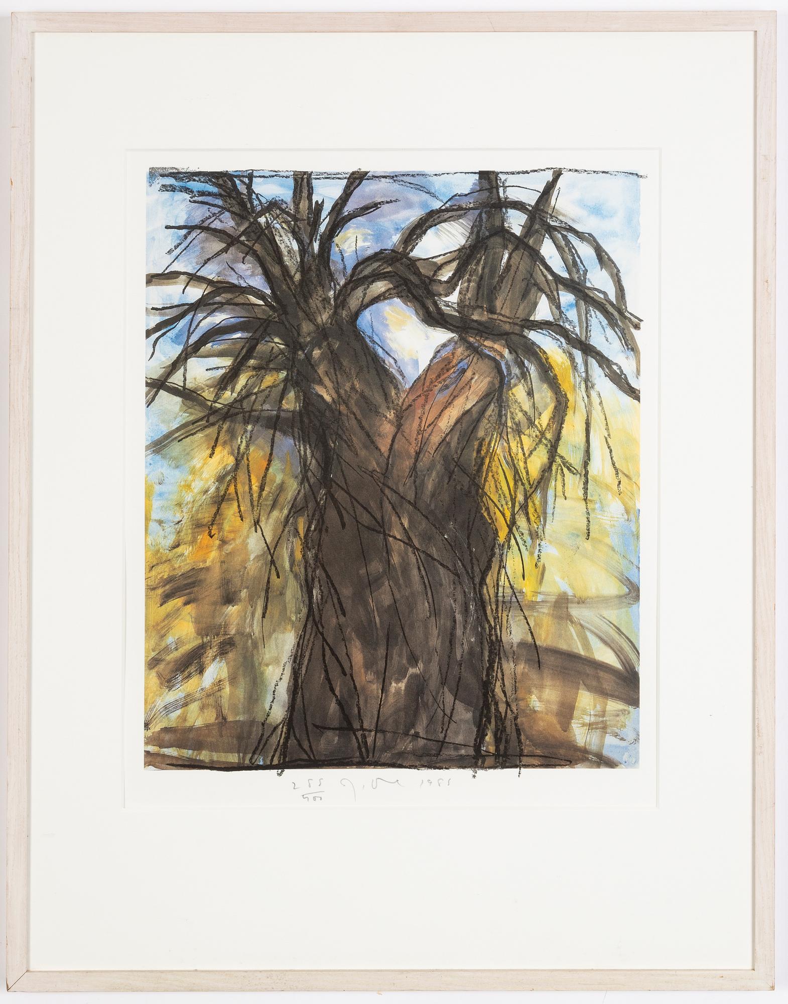 Jim Dine, färglitografi, 1985, signerad 255/400.