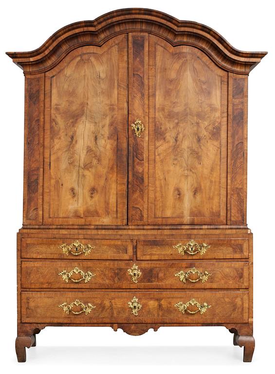 A Swedish Rococo cupboard.