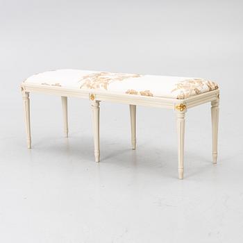 Bench, Gustavian style, K.A Roos.
