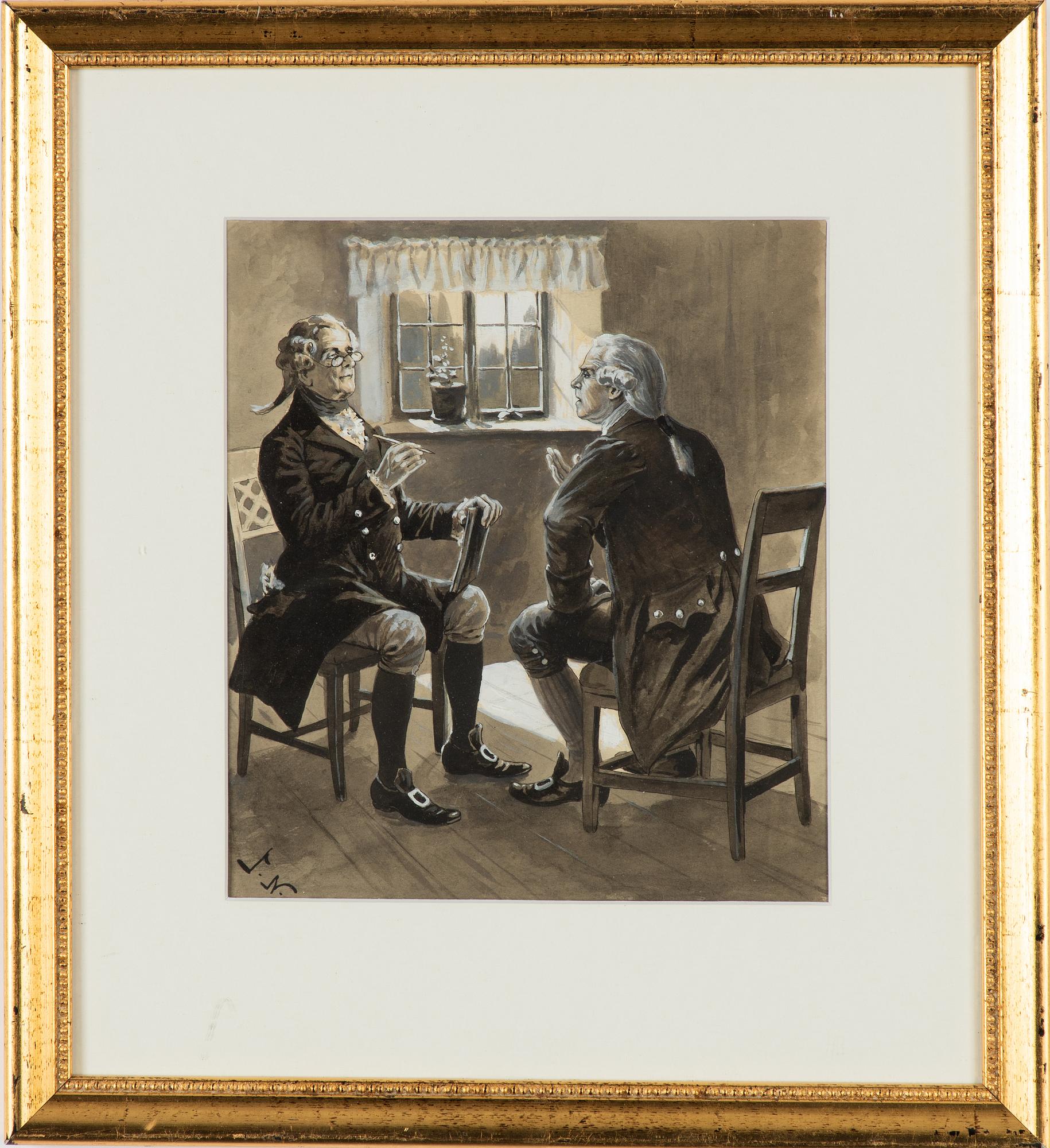 Jenny Nyström, By the window.