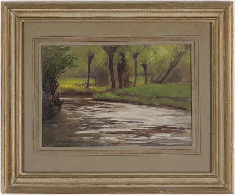 JOSEPH KIRKPATRICK, Watercolour, signed and dated 1916.