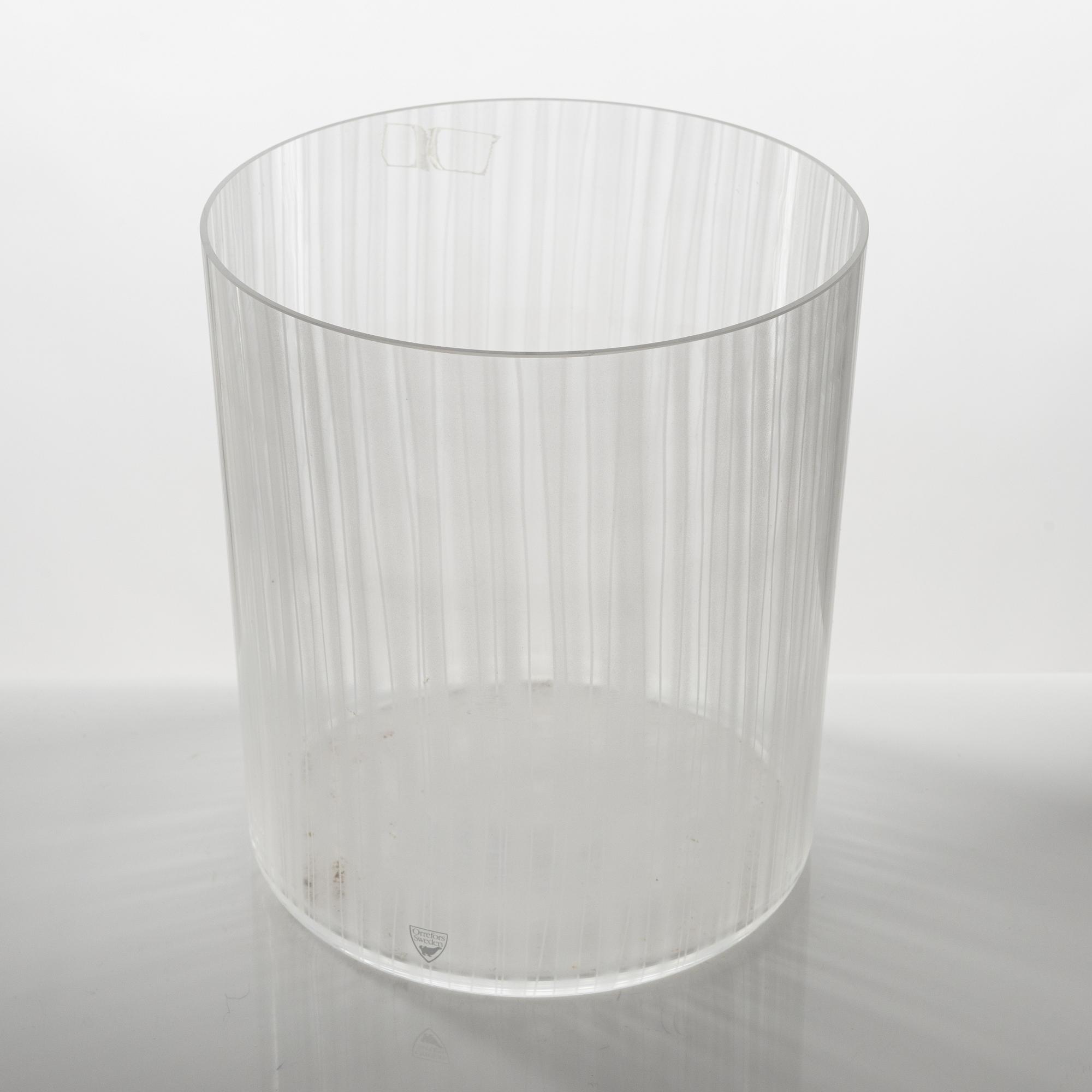 Ingegerd Råman, vas, glas, "Slowfox", Orrefors, signerad.