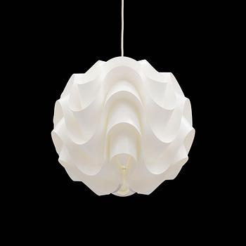 LE KLINT, a plastic '172' pendant light, Denmark.