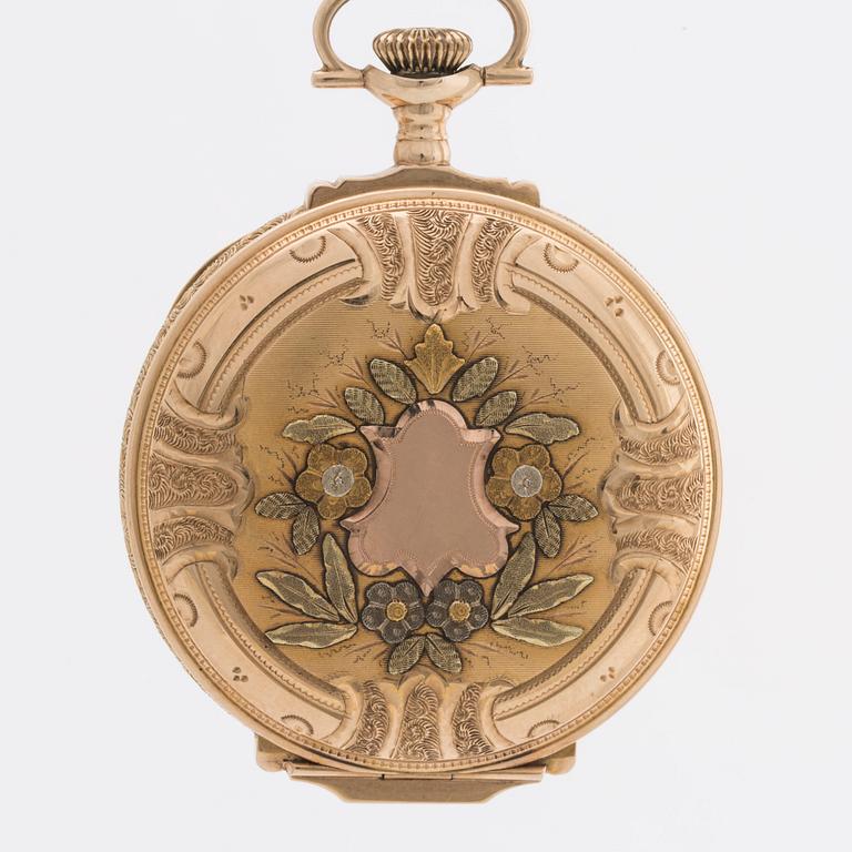 Hamilton watch company pocket watch 14 ct.