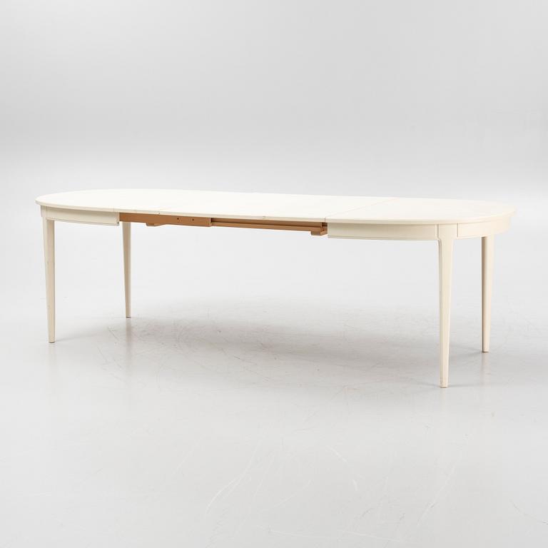 Carl Malmsten, a five piece dining group and a cabinet, modell 'Herrgården', Bodafors, Sweden, 1962.