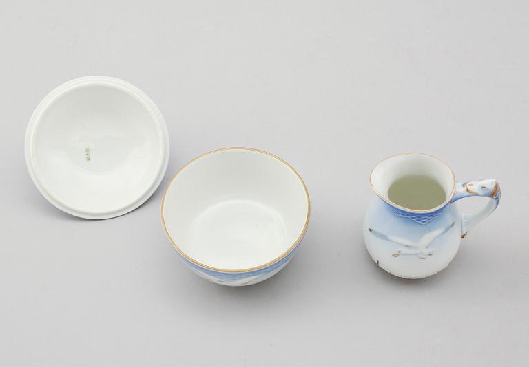KAFFESERVIS, 27 delar, porslin, "Måsen", Bing & Gröndahl.