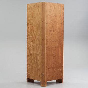 Axel Einar Hjorth, a stained pine "Utö" corner cabinet, Nordiska Kompaniet, Sweden, 1930s.