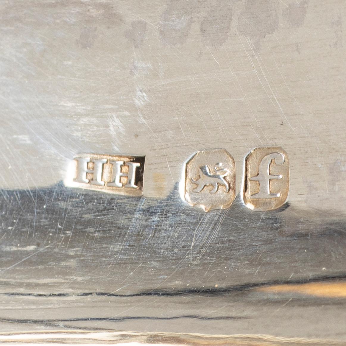 Hyam Hyams, skrin med lock, silver, London, England 1821-1822.