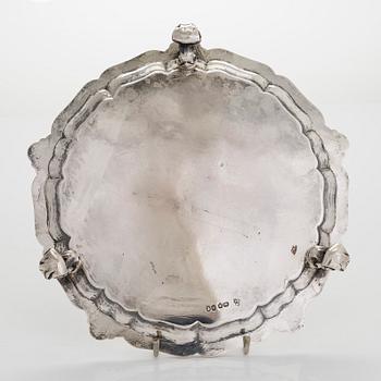 Robert Garrard, salver, sterlingsilver, London 1864.