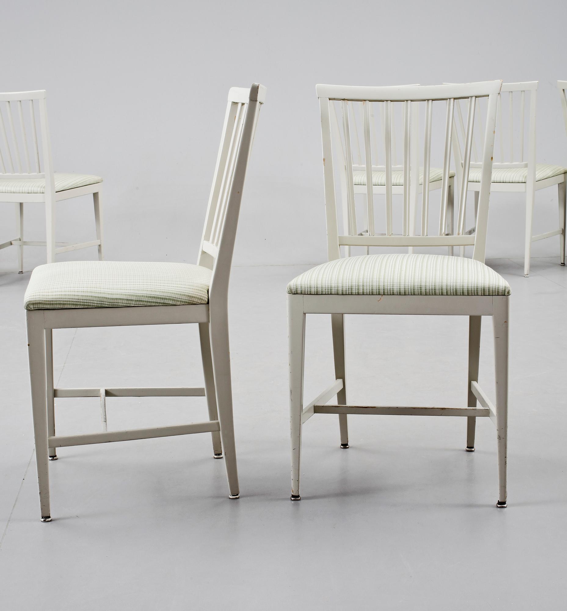 STOLAR, 8 st. "Vardags", Carl Malmsten.