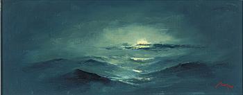 Axel Lind, Moonlit Sea.