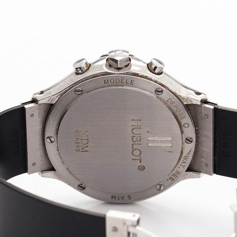 Hublot, MDM, chronograph, wristwatch, 37 mm.
