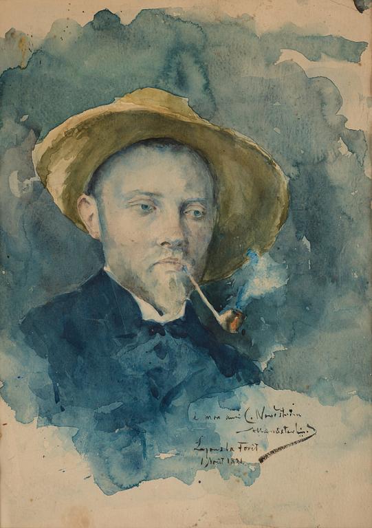 Allan Österlind, Portrait of the artist  Karl Nordström.