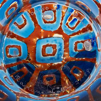 A Sven Palmqvist 'Ravenna' glass bowl, Orrefors 1989.