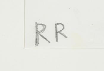 Roger Risberg, ink and chalk on paper, signed RR.