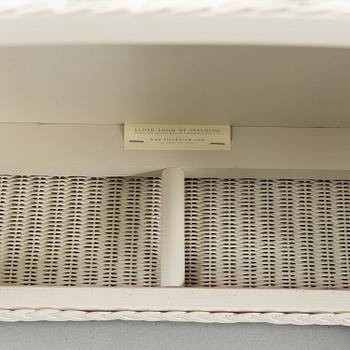 A PAIR OF ARM CHAIRS, Lloyd Loom, Spalding, England,  21st century.