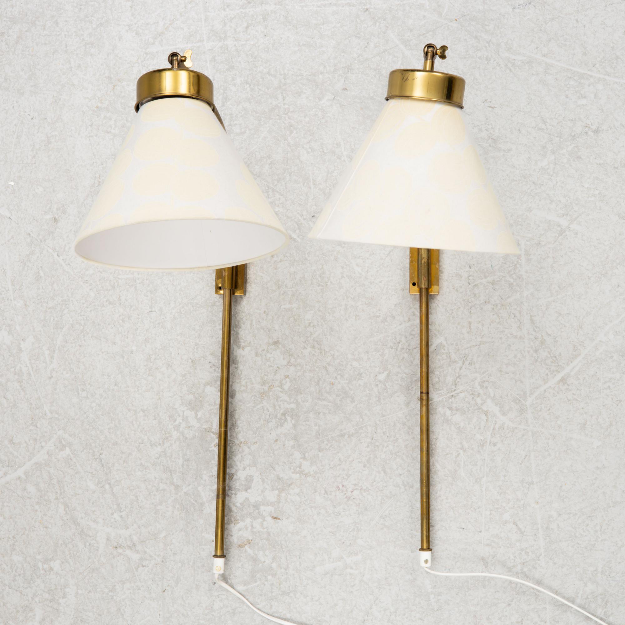 Josef Frank, wall lamps, a pair, model G 2484, Svenskt Tenn.