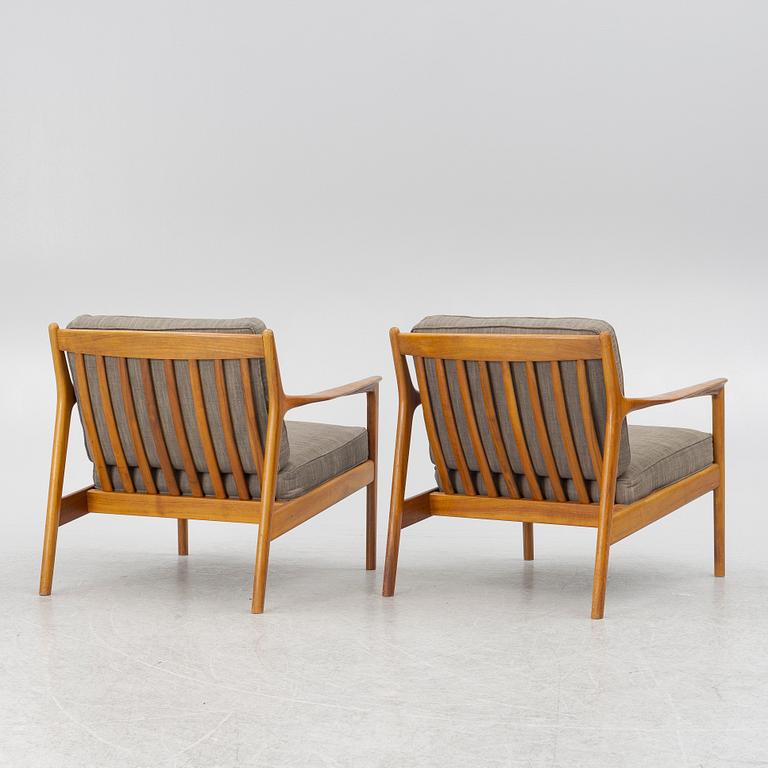 Folke Ohlsson, armchairs, a pair, "USA 75", Dux.