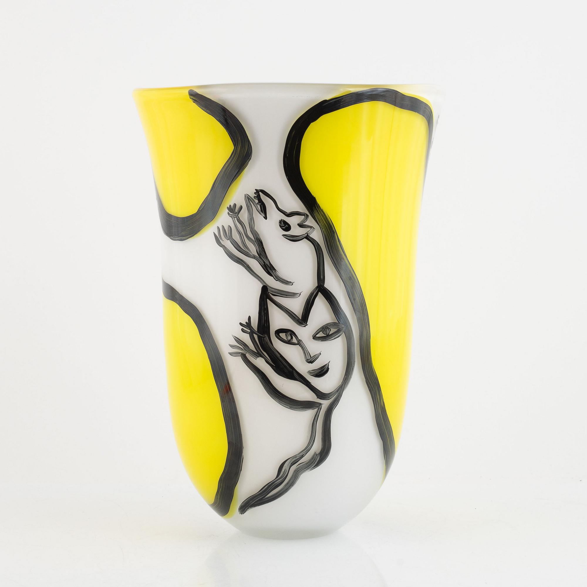 Ulrica Hydman-Vallien, unik vas, Kosta Boda.