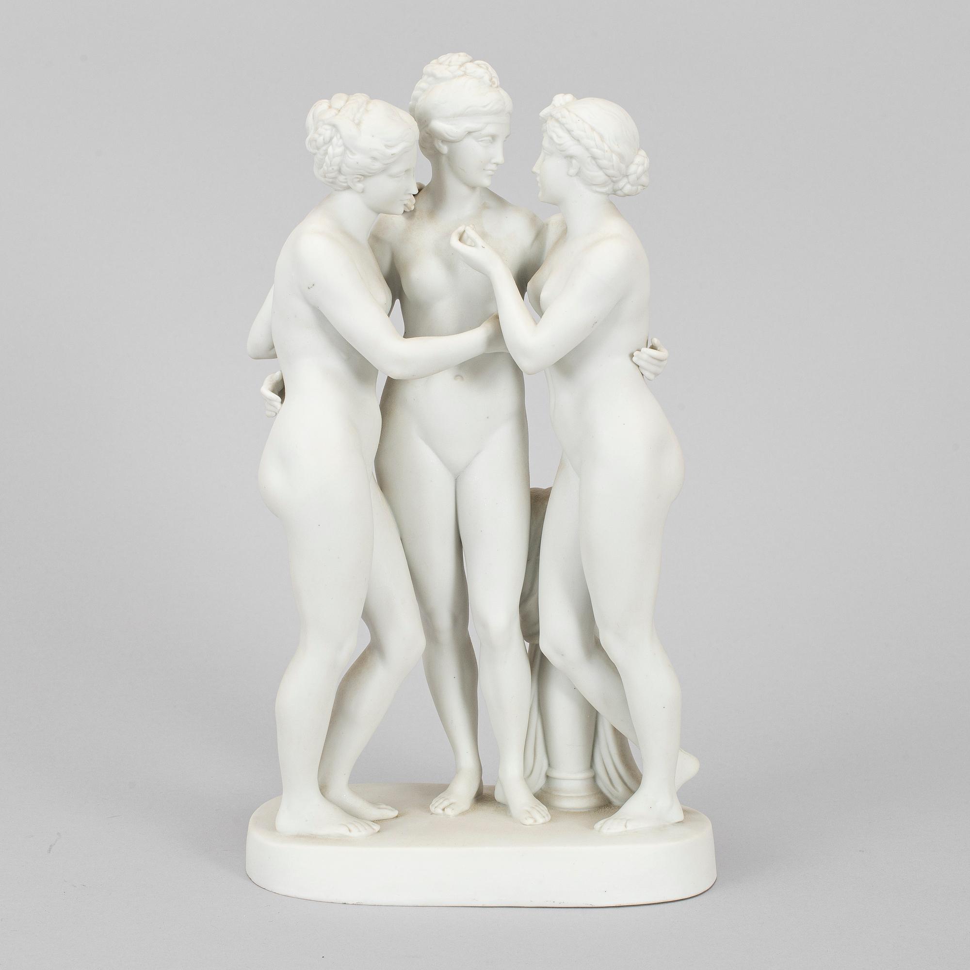 A porcelain figurine, Three Graces.
