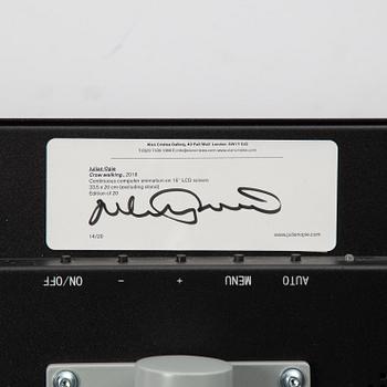 Julian Opie, "Crow walking", 2018.