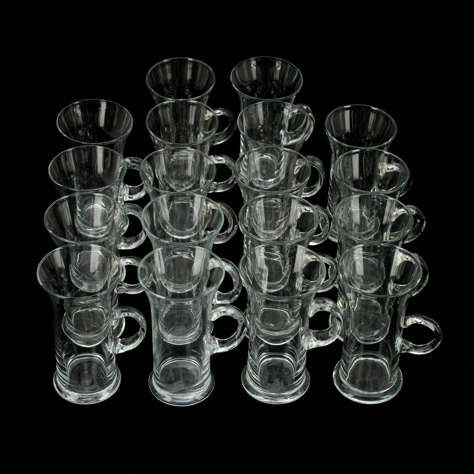 DRICKSGLAS, 18 st, "Irish Coffee" design Heikki Orvola, Notsjö 1971-1994.