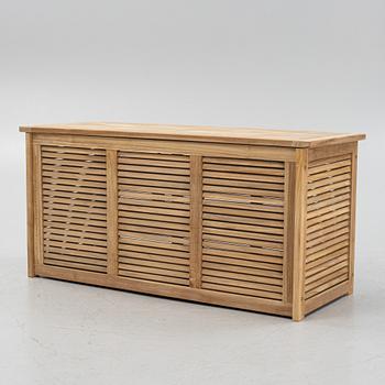 A 'Papaya' teak storage box, Brafab, 21st century.
