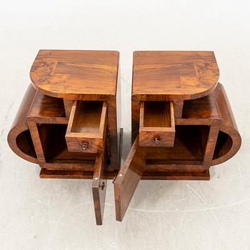 Sängbord ett par 1900-talets första hälft.